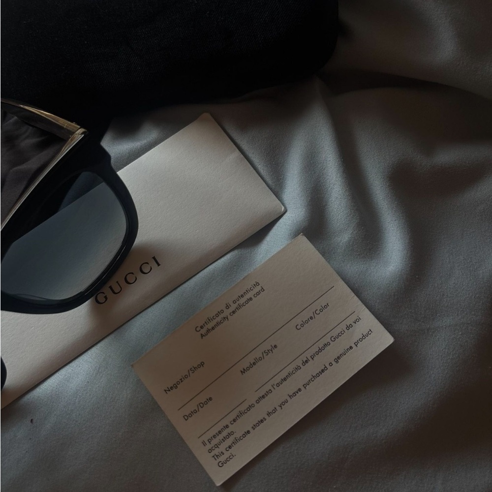 Gucci Black Sunglasses sherry line - Picture 6 of 9